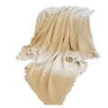 Cotton monocolore Couverture à quatre couches Gauze Tassel