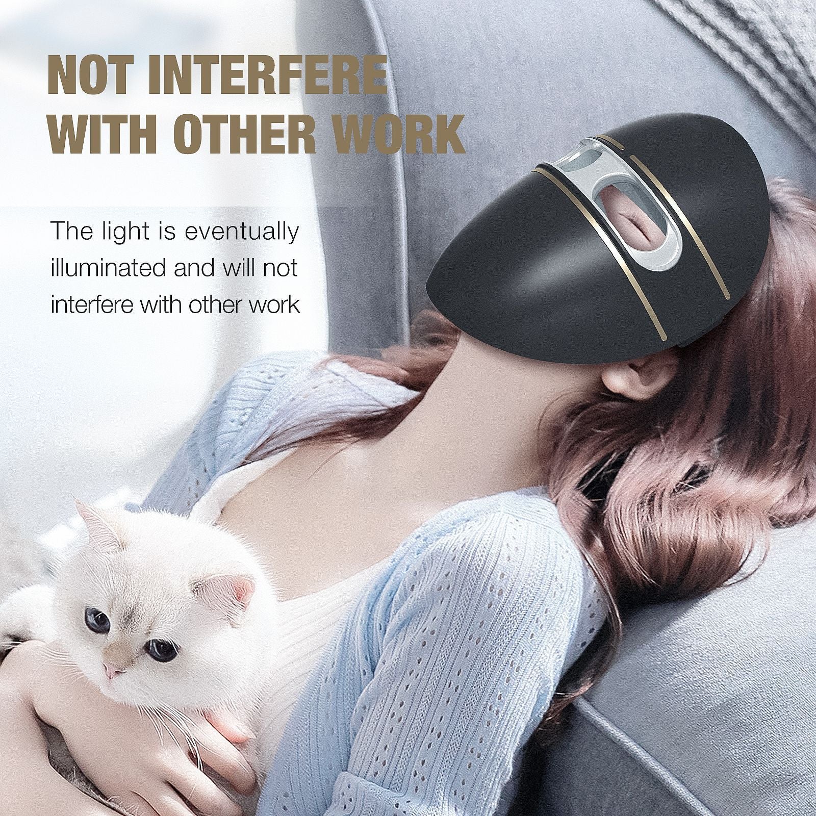 Silicone Grand masque de beauté de spectre LED avec des lumières colorées