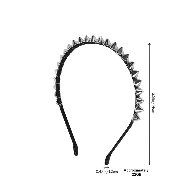 Bandeau de Rivet Spiked Personnalisé pour Femme