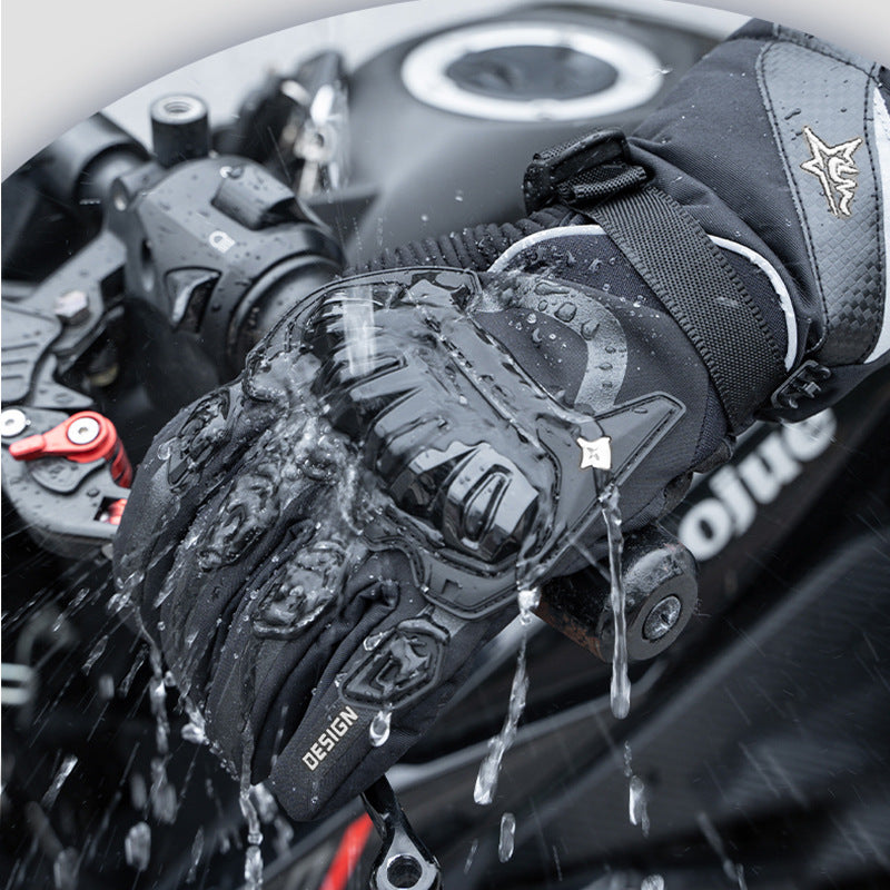 Gants d'écran tactile d'hiver pour motos