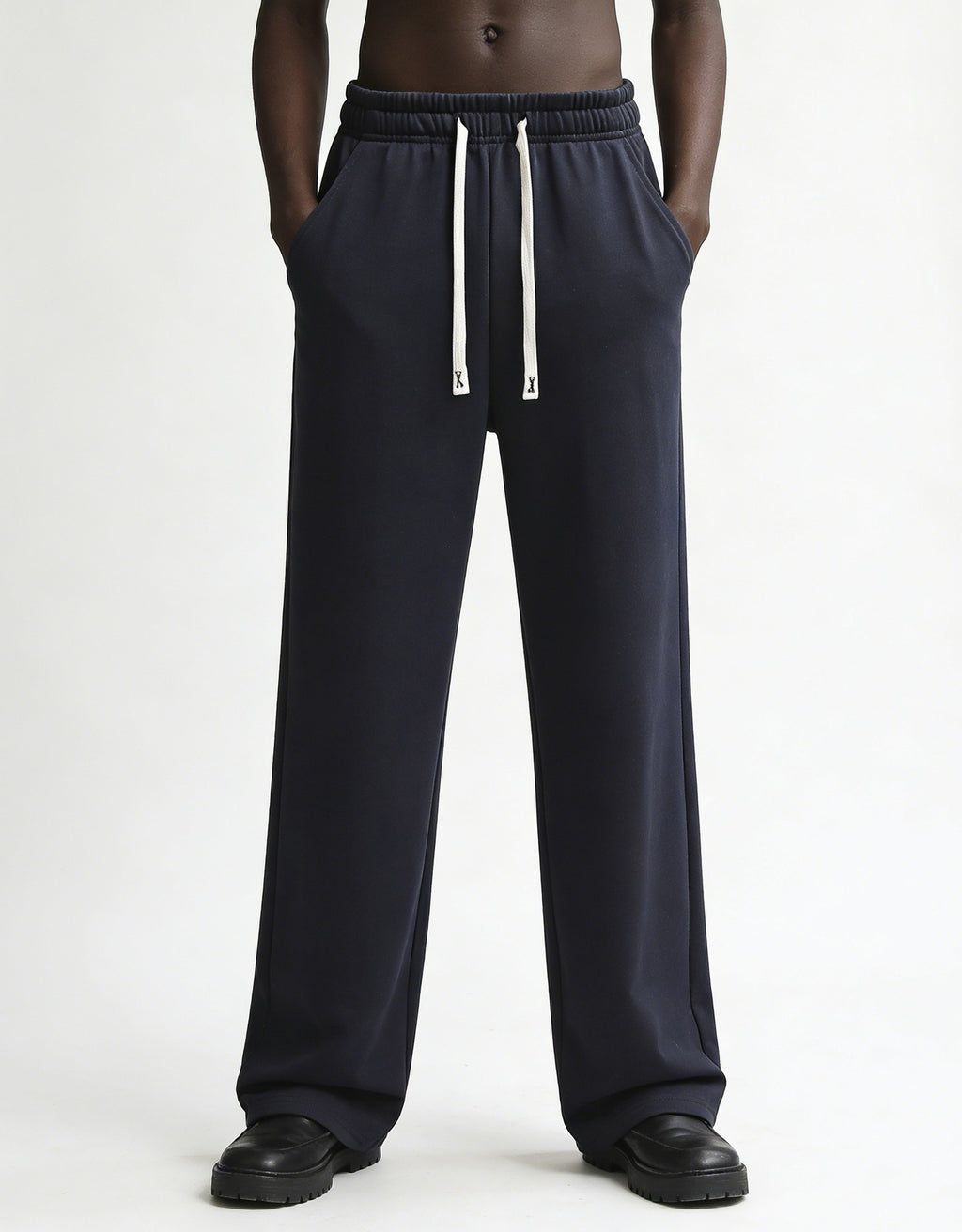 Pantalon de sport décontracté à couleurs solides, confortable et confortable