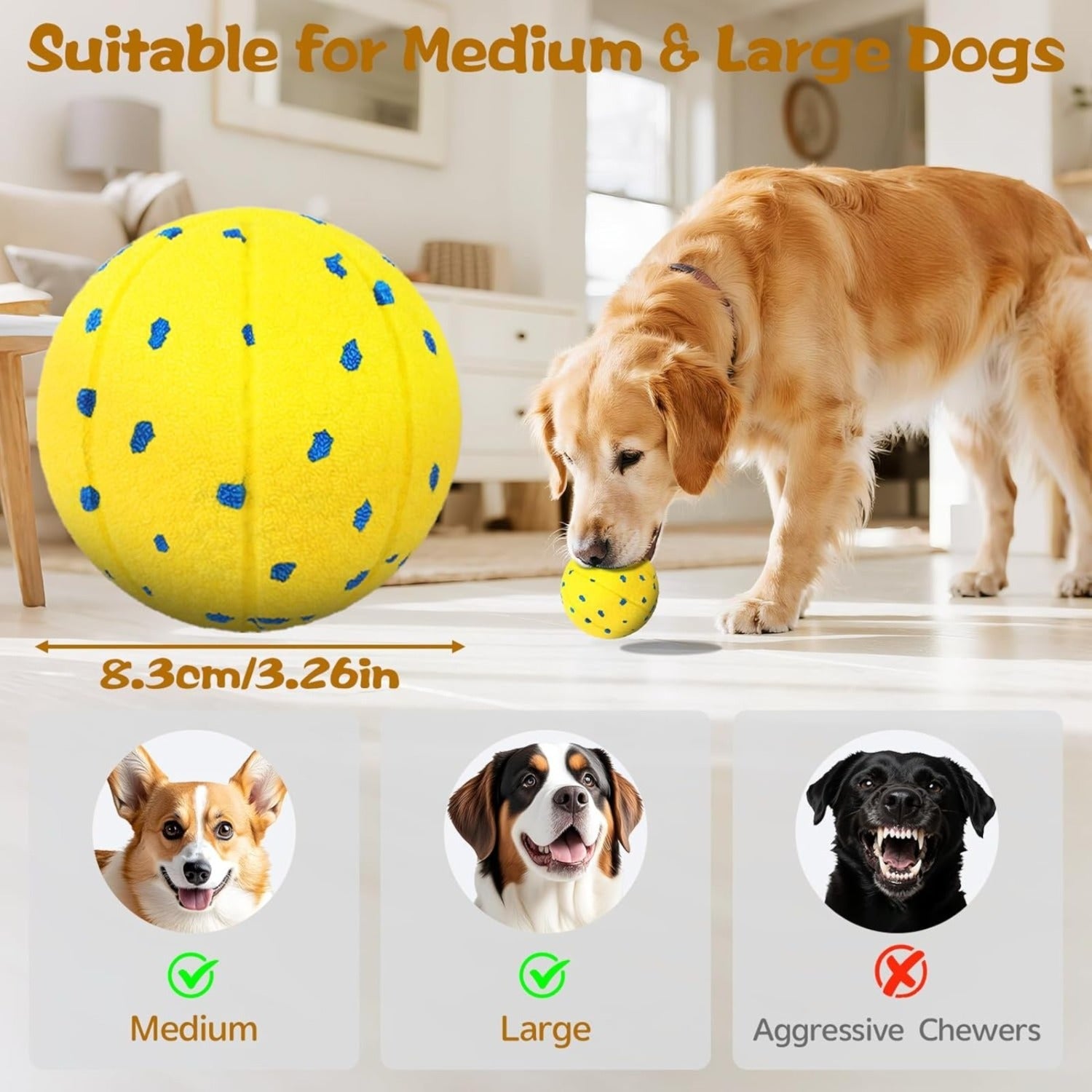 Jouet interactif pour chien avec 3 modes de jeu
