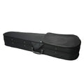 Durable Cloth Fluff Triangle Shape Case With Silver Gray Lining For 4&4 Violin Black