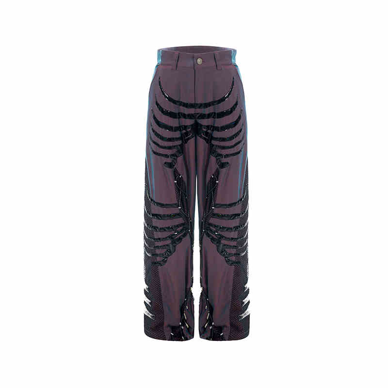 Manteau à mailles pointues en dos de niche