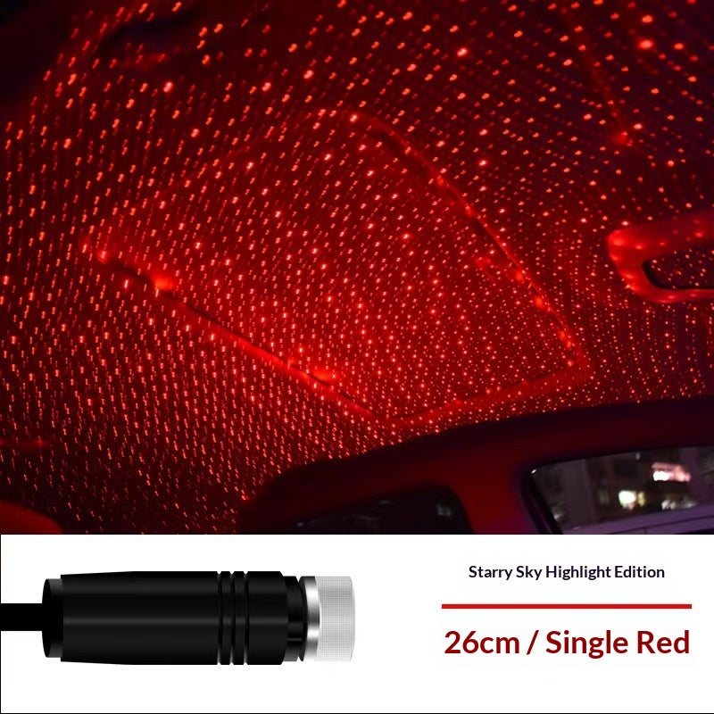 Lumière de projection laser rouge