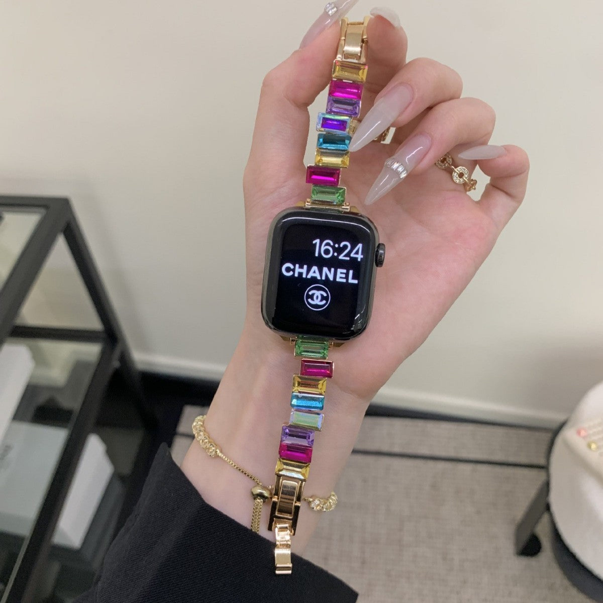 Bracelet de montre en métal pour les femmes