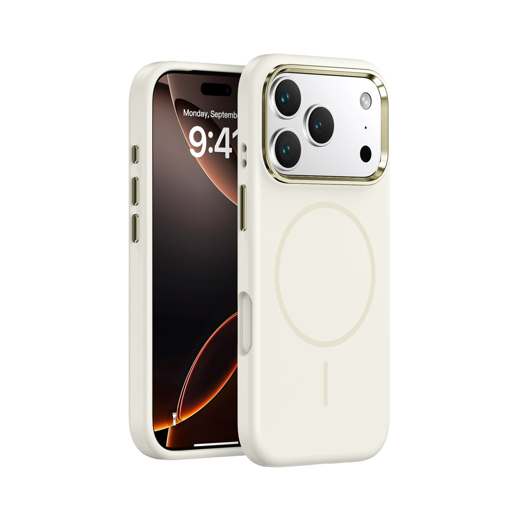 Métal Grand trou magnétique peau sentir tout-inclus Case téléphone
