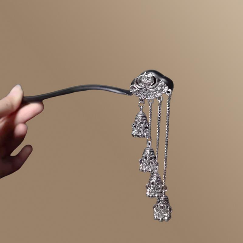 Tassel and Bell Hairpin Hair-leasing Hair Clip Femme Tête