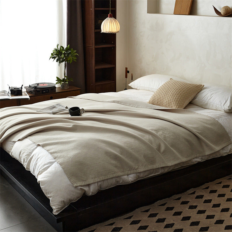 Nap Singledouble Air-conditioning Quilt Cotton-linen Throw Blanket
