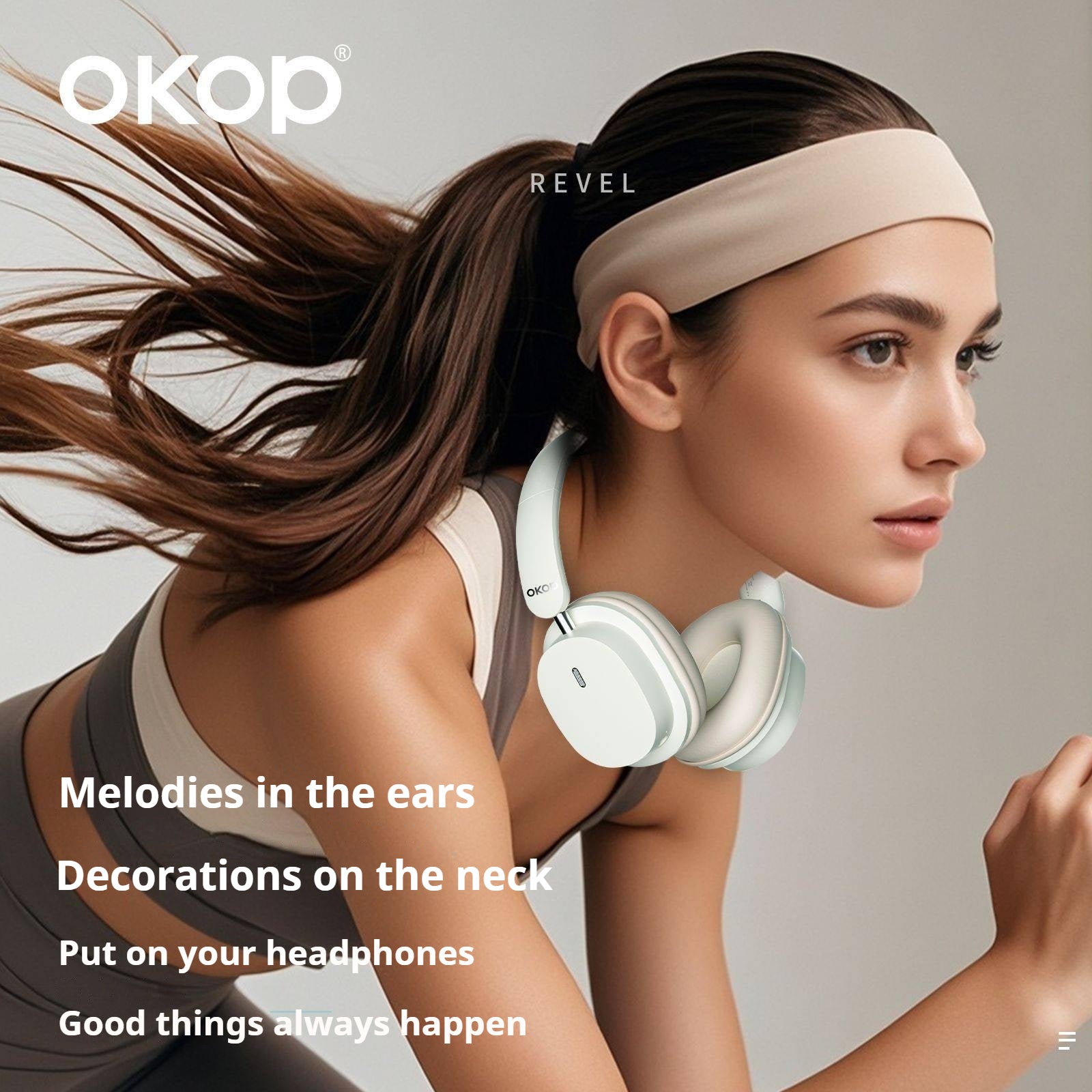 KP-H105 Casques Bluetooth les mieux vendus sur oreille Sports-Ready Noise-Canceling Low-Latenc