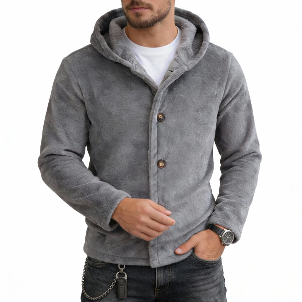 Veste de sweat à capuche à manches longues pour hommes