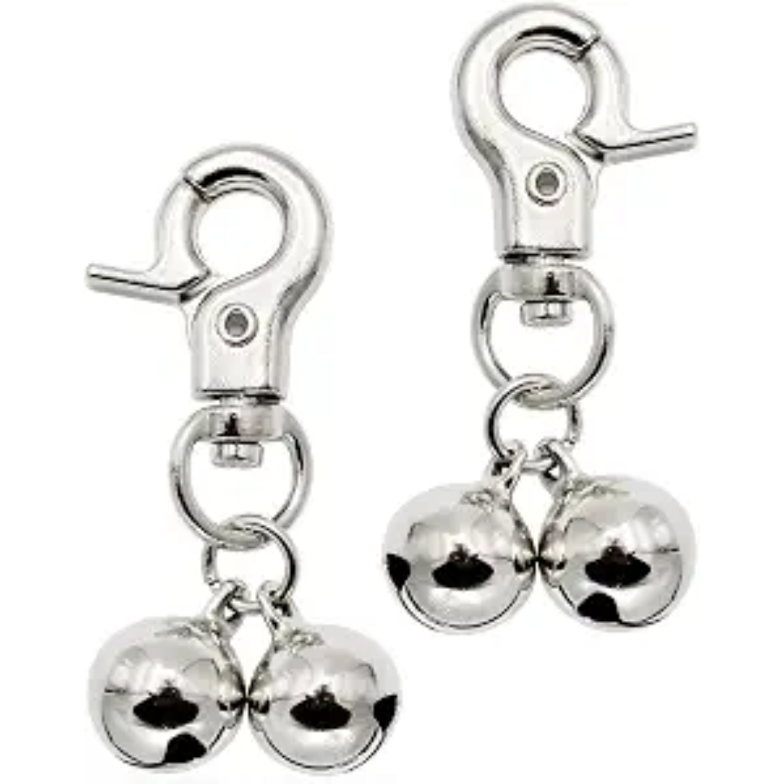 Cloches pour colliers de chien 2 Pack Collier de cloche en acier inoxydable pour chiens Chat