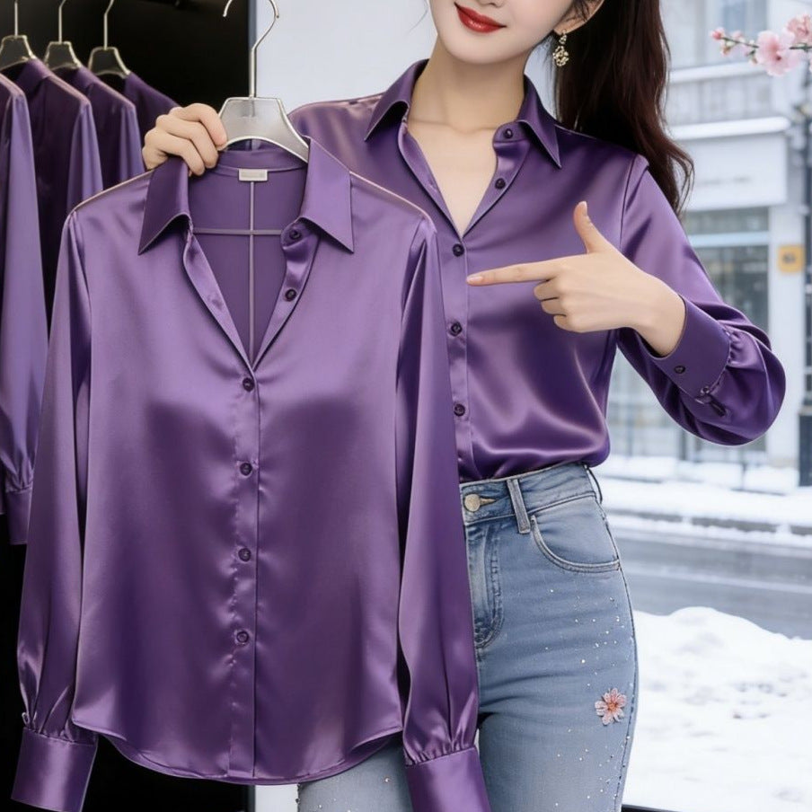 Top élégant de style coréen avec une simple ambiance haut de gamme