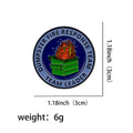 Corbeille Can Devis Caricature Golden M Insigne Créatif Lettres Anglais Ornement Médaille Clothin