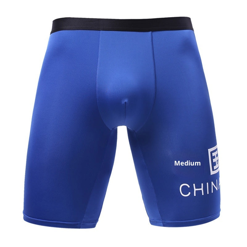 Sous-vêtements hommes Courants Version élargie de Boxer en soie glacée