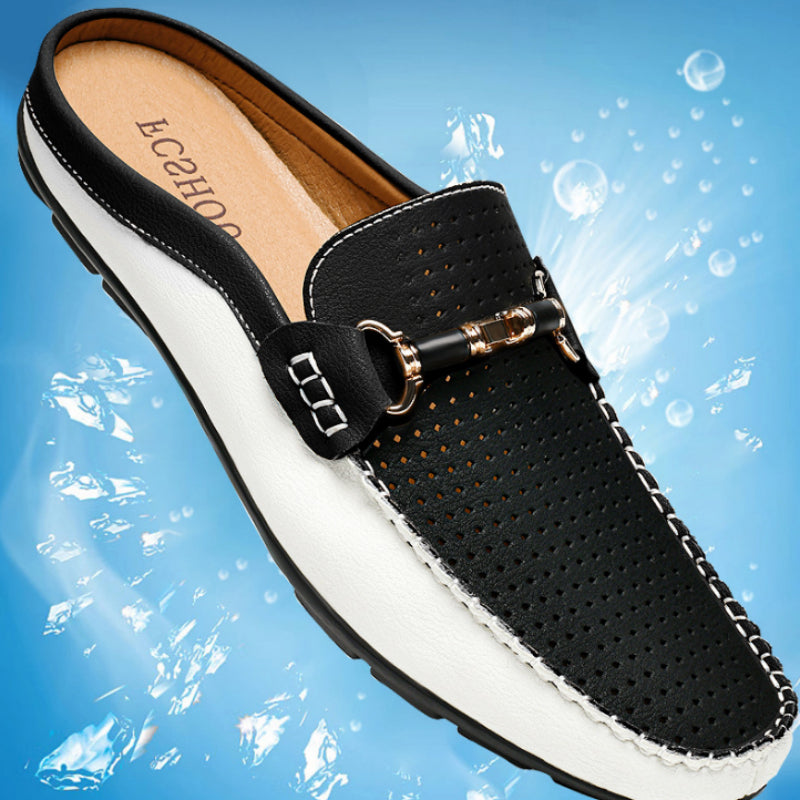 Chaussures en cuir de grande taille Hommes Chaussures respirantes