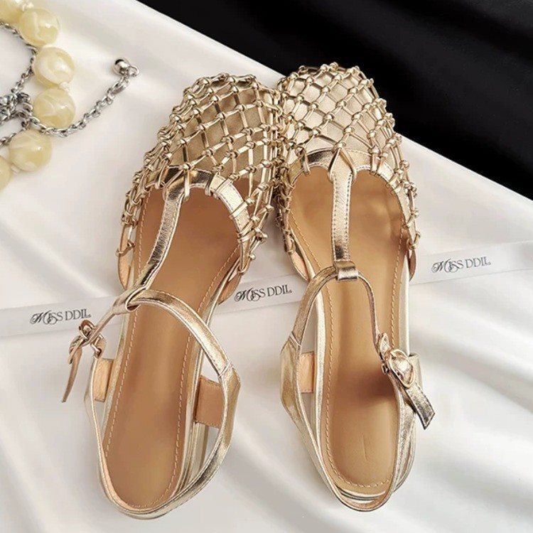 Sac Niche-design Chaussures Roman Sandales Mesh Upper