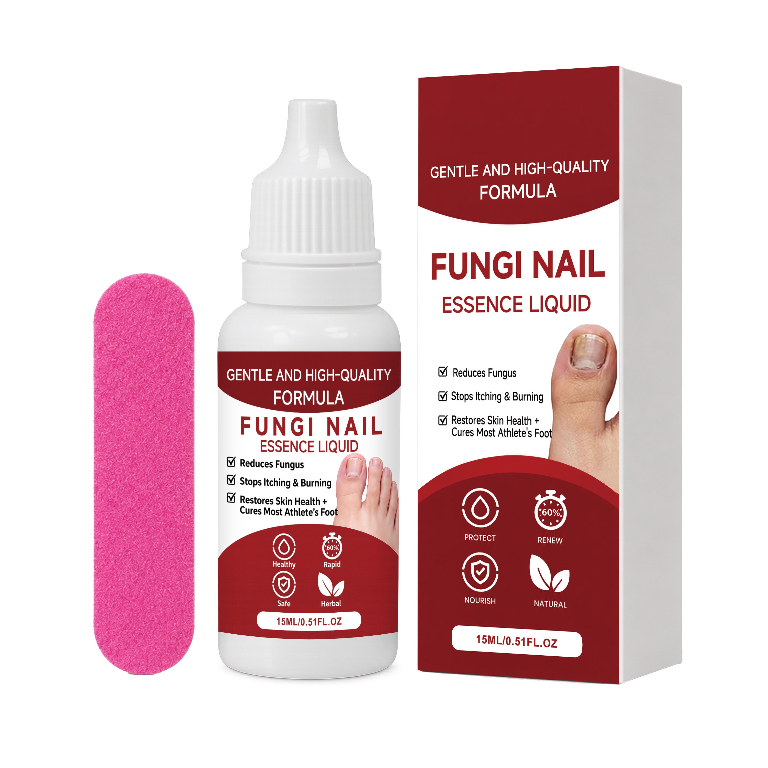 Solution de soins des ongles