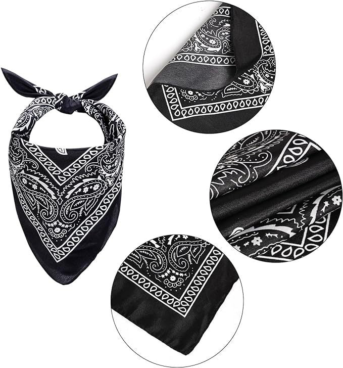 Black Pet and Bib Set Cotton Rope Denim Hat avec écharpe carrée Cat and Dog PartyFestival Ha