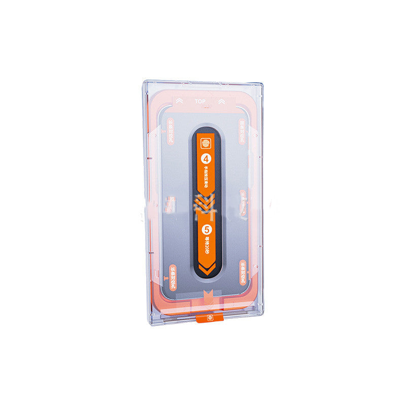 Cabine sans poussière Film trempé Speed Stick Box Second Sticker avec support de positionnement