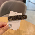Barrettes élégantes simples polyvalentes haute sens Nouveau