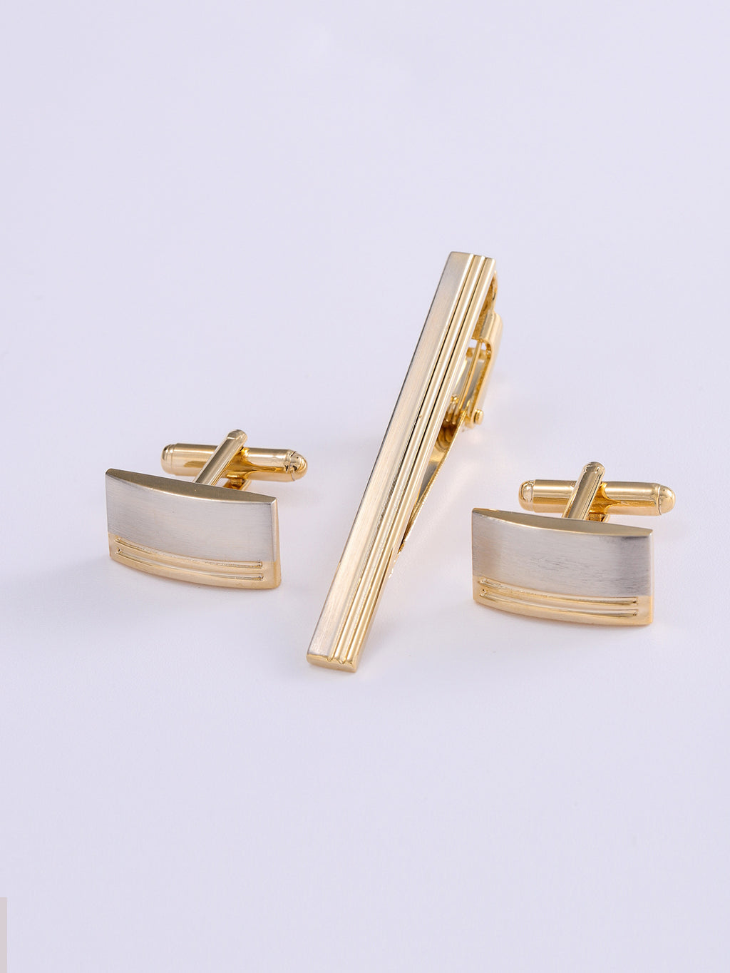 Hommes formal Business Cufflinks and Tie Clip Set