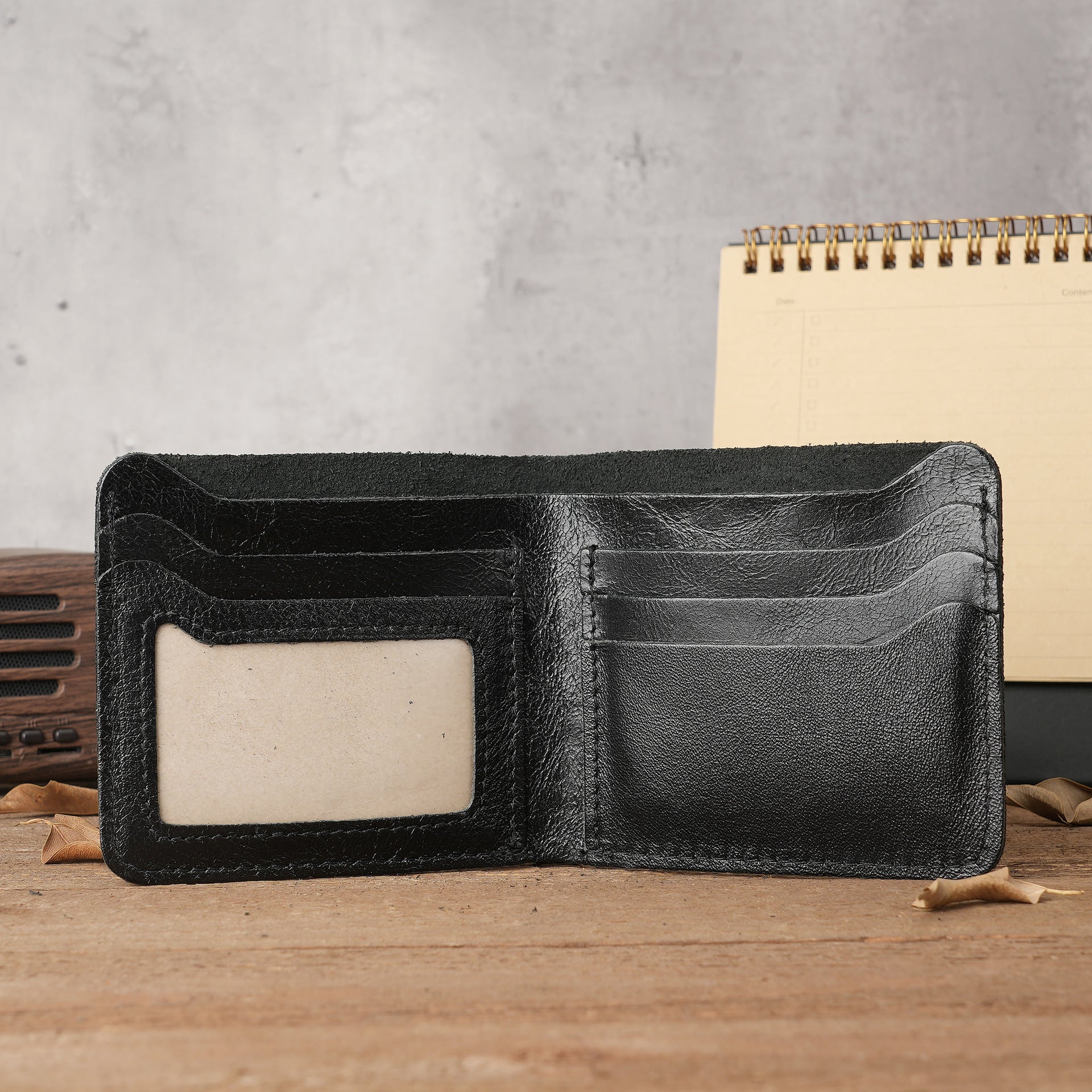 Crazy Horse en cuir pour hommes Wallet European and American Retro