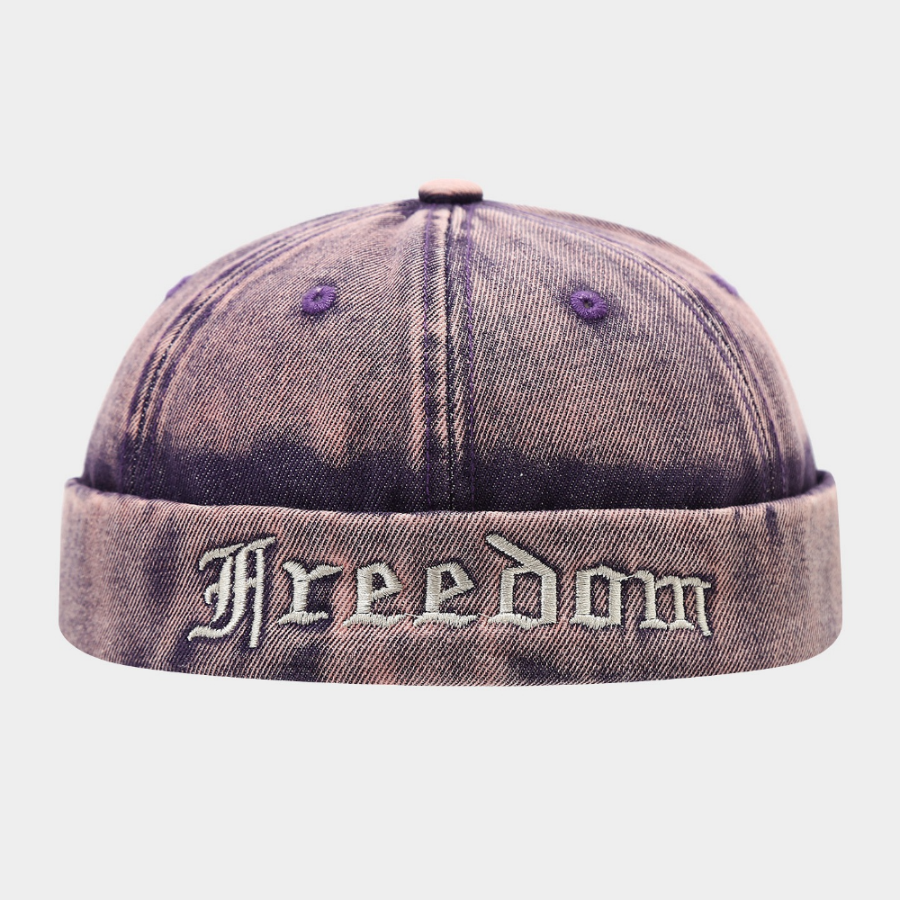 Les hommes et les femmes de couleur Gradient Broderie Détresse Lettre Style Retro style Terre