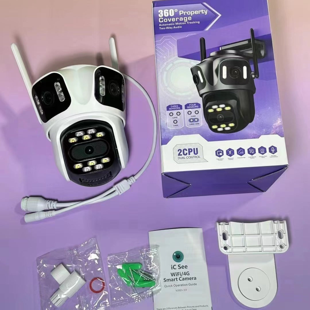 Three 9MP Screens HD Camera Night Vision