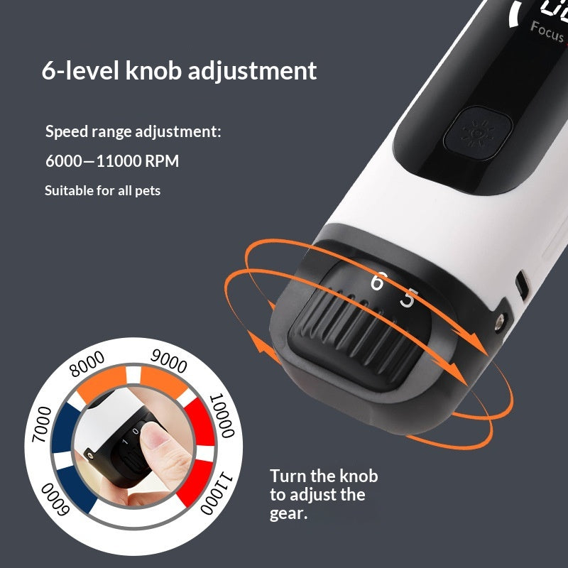 Portable Electric Nail Clipper with LED Light for Home Use