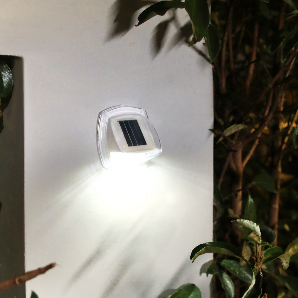 Outdoor Solar Couryard Petit mur lampe Jardin Imperméable Rail Lampe de Garde Accueil Villa Wa