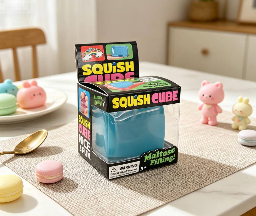 Cube Squeeze Sensory Toy