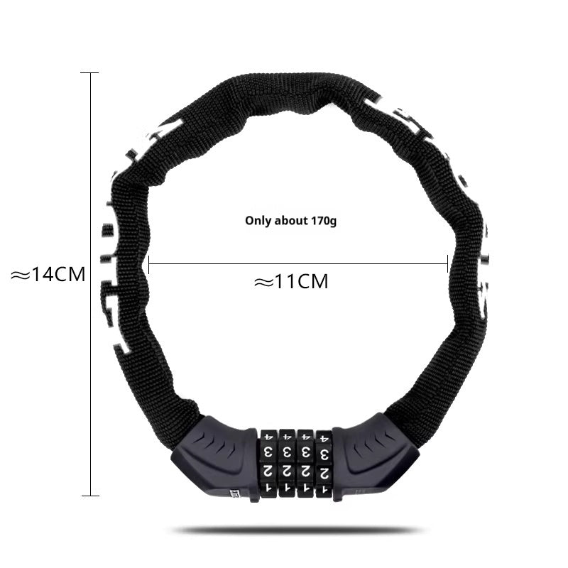 Anti-theft coded chain lock