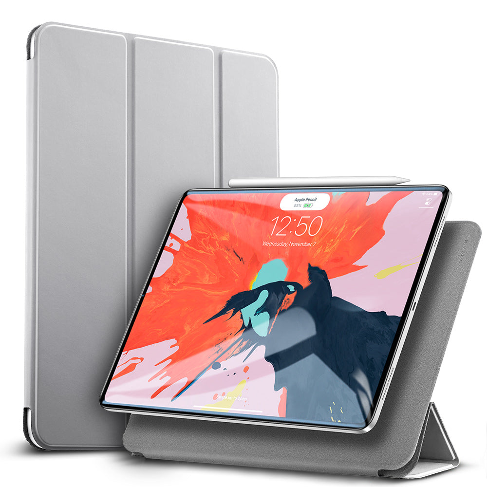 Boîtier magnétique intelligent pour IPad Pro 11 Couverture Trifold Stand Magnet Case Magnetic Attachment Ru