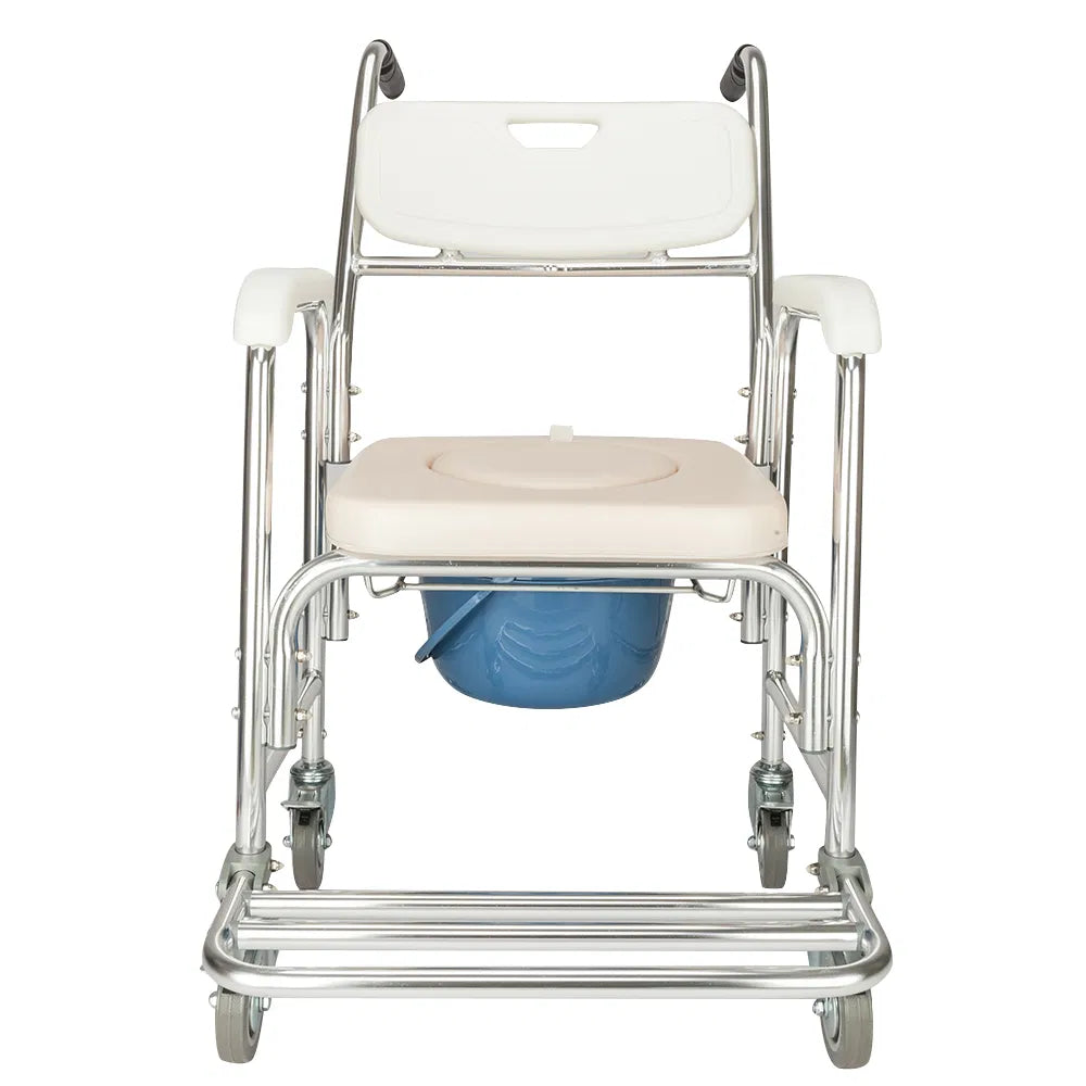 4 en 1 Aluminium multifonctionnel Personnes âgées Personnes handicapées Femmes enceintes Commode Chaise