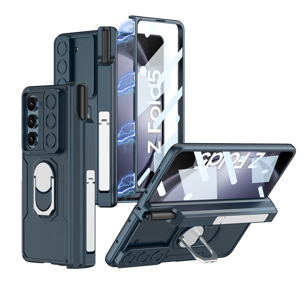 Coffret de protection magnétique pour boîtier de téléphone à charnière pliante