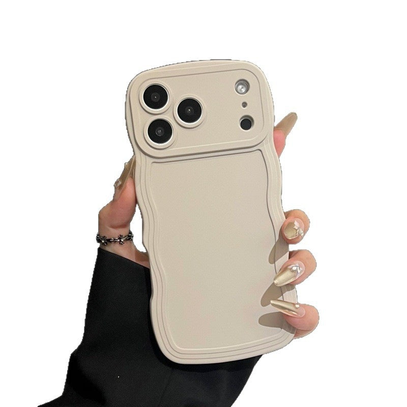 Boîte de téléphone à grande vague liquide couleur de bonbons
