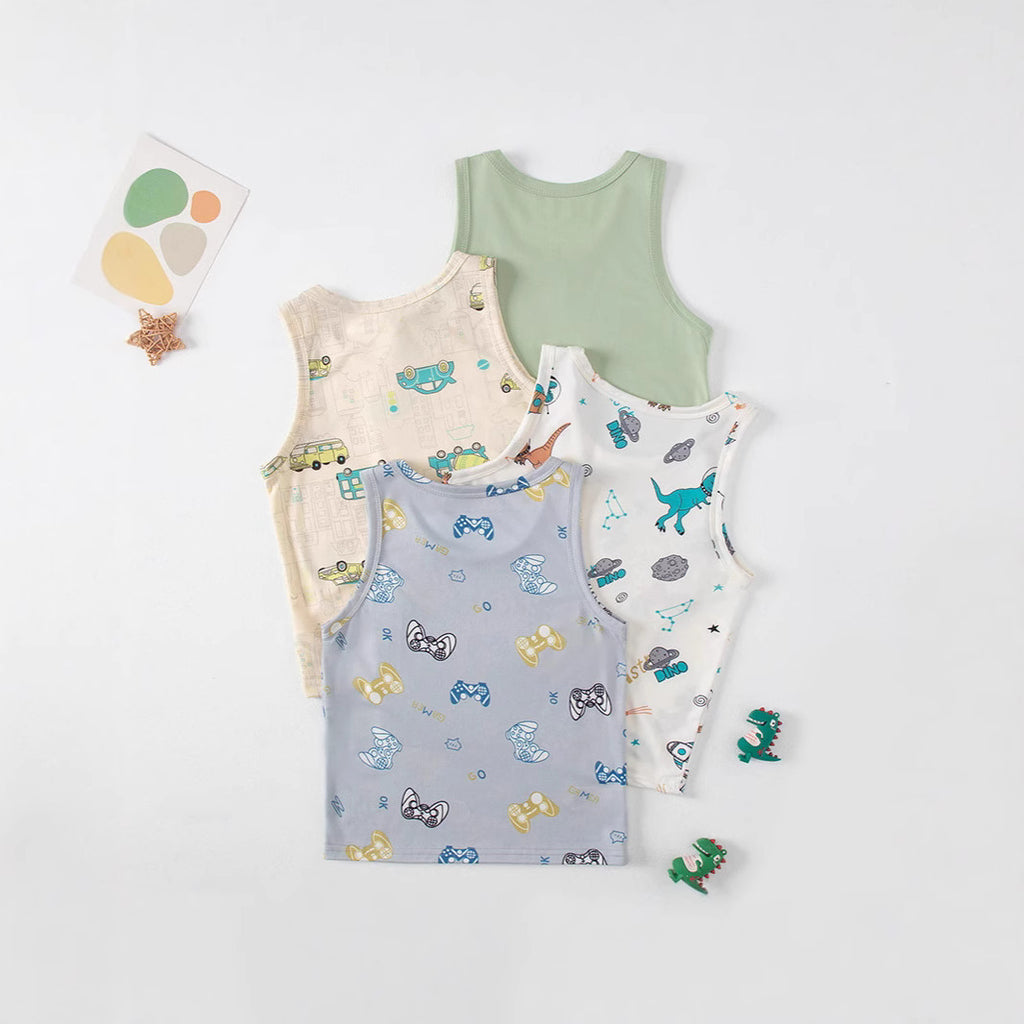 Veste mince pour les garçons et les filles confortable Casual Tout-match sans manches