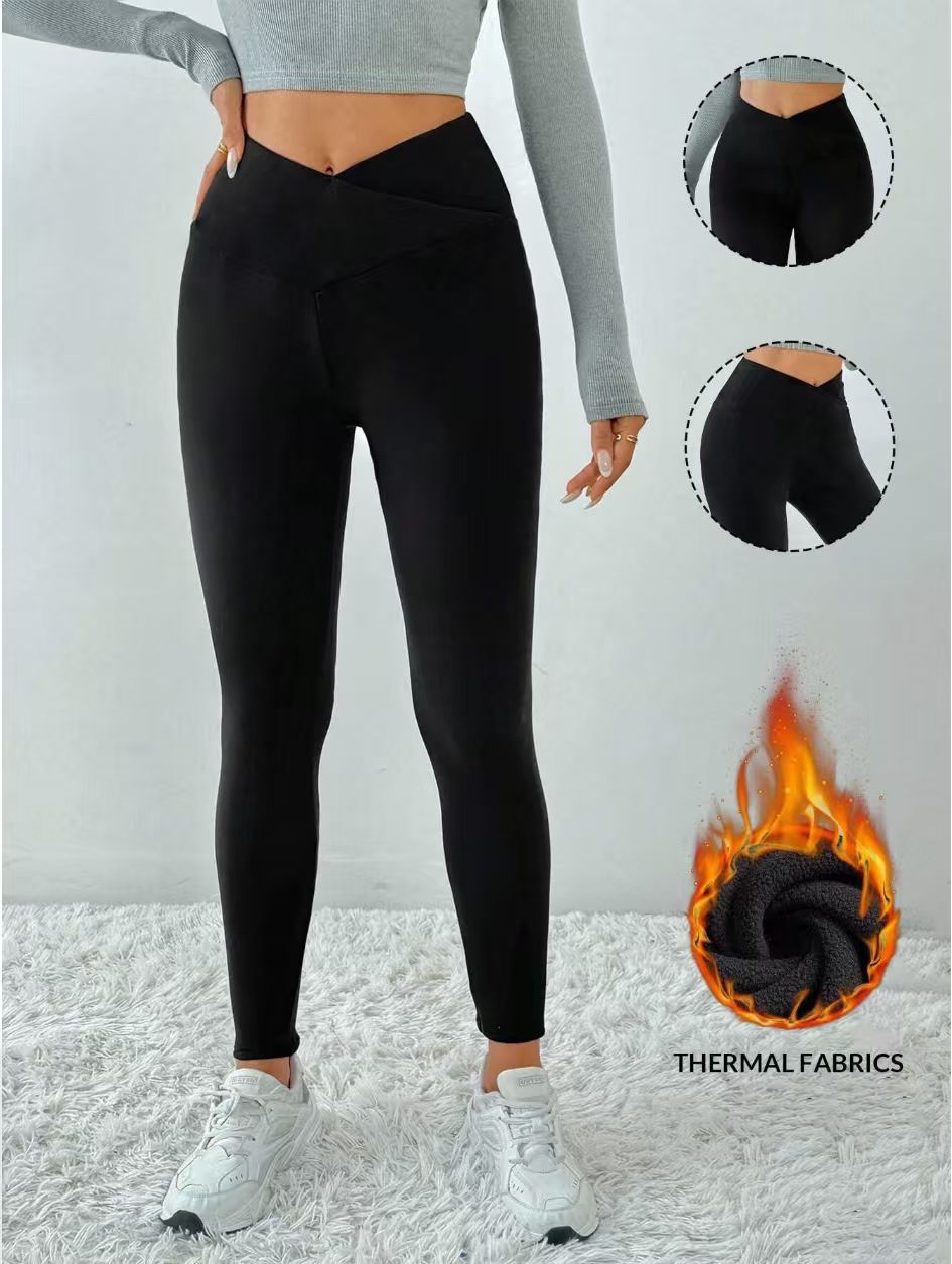 Pantalons de yoga populaires avec polaire