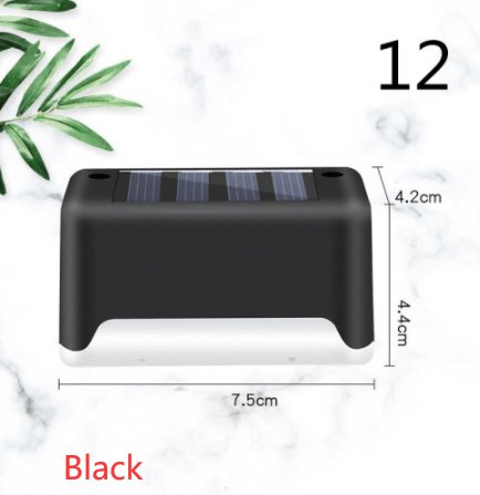 Mise à niveau de lampe solaire LED étanche lumières de pont solaire Solar Step lumière extérieure pour Pat