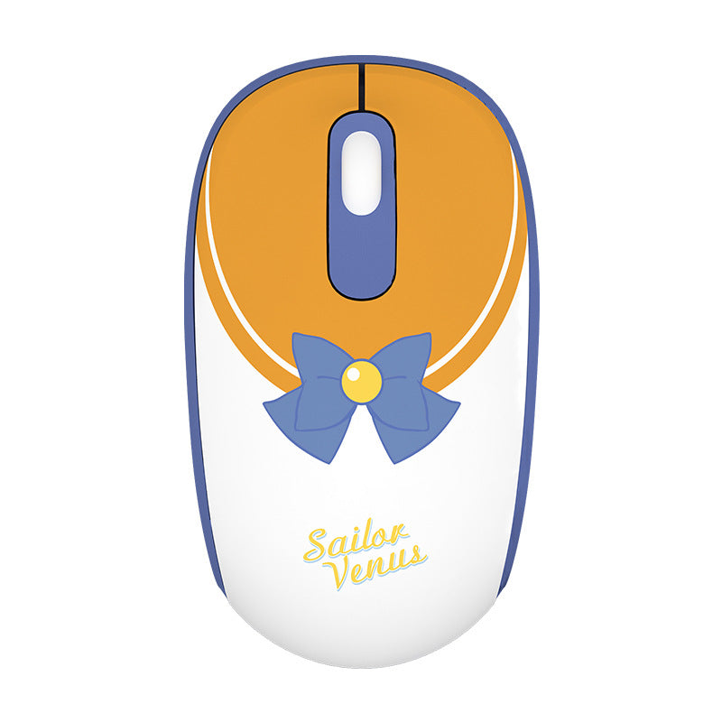 Sailor Moon Wireless Mouse, Cute Pink, for Office Use