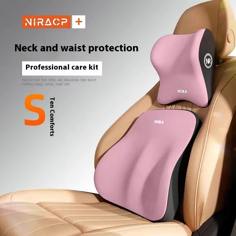 Coussin d'assise en mousse de mémoire d'appuie-tête automobile