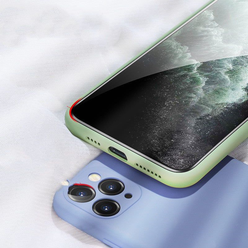 Boîtier de téléphone mobile en silicone liquide trou de précision
