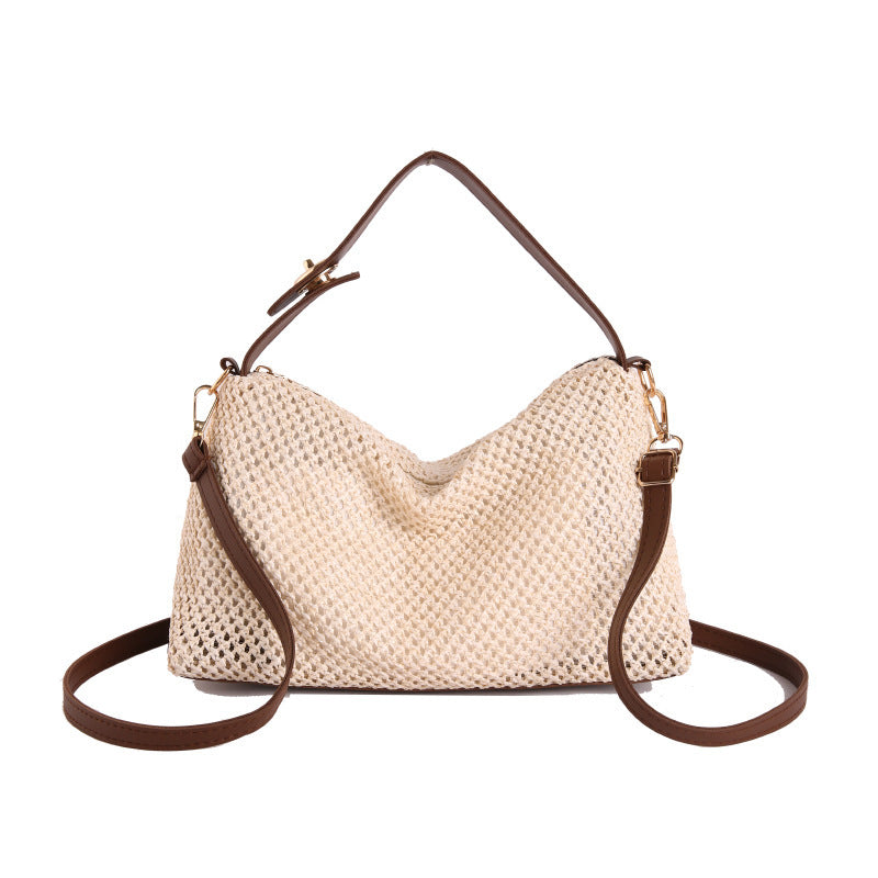 Sac à main plié de couleur contrastante pour femmes