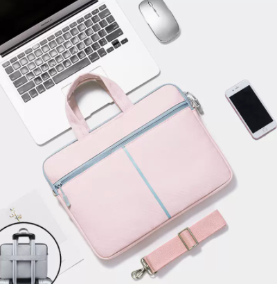 Manche pour ordinateur portable avec sac à épaule zippée