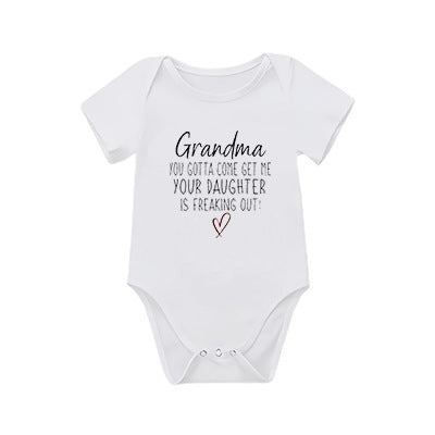 Baby Summer Short Sleeve Romper Bodysuit