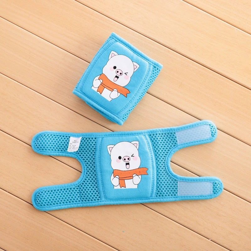 Été mince bébé enfant Crawling Knee Pads