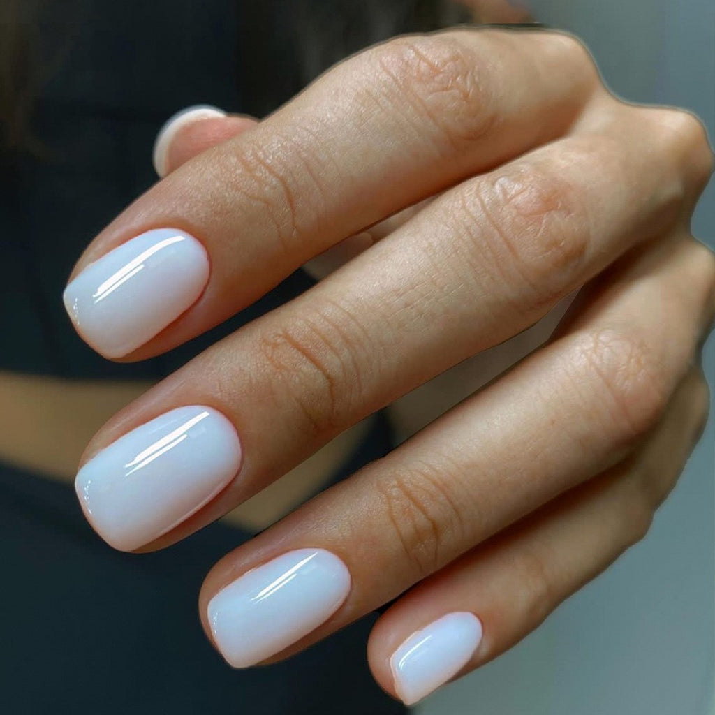 Solide-couleur Short-style Hand made Wearable Nails