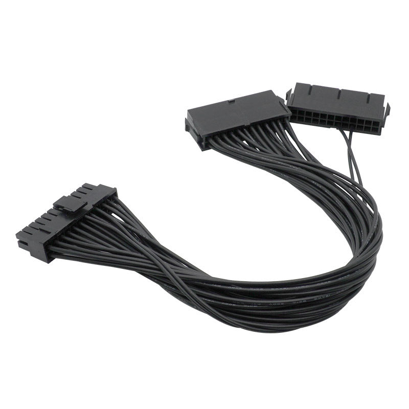 Câble de démarrage synchrone d'alimentation en double puissance Connecteur 24 broches à 4 broches