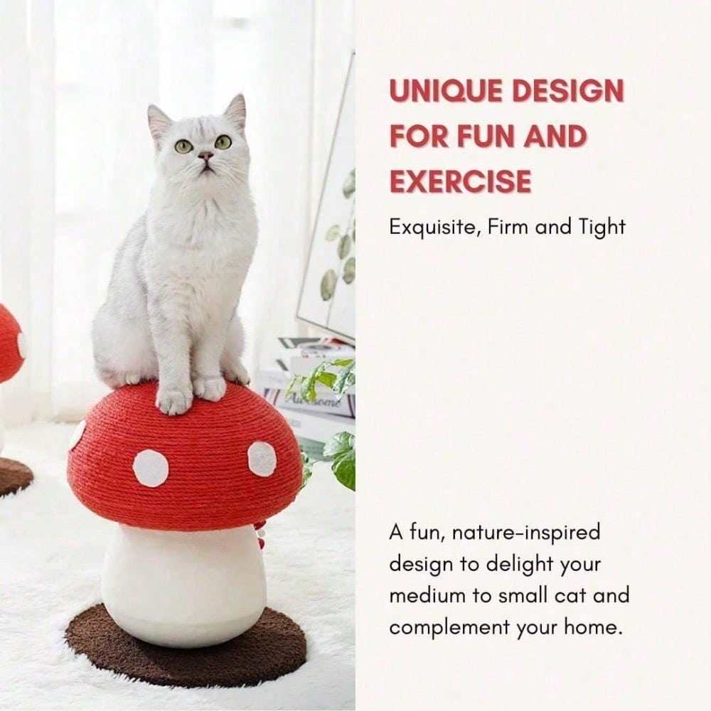 Mushroom Cat Scratching Post Design unique